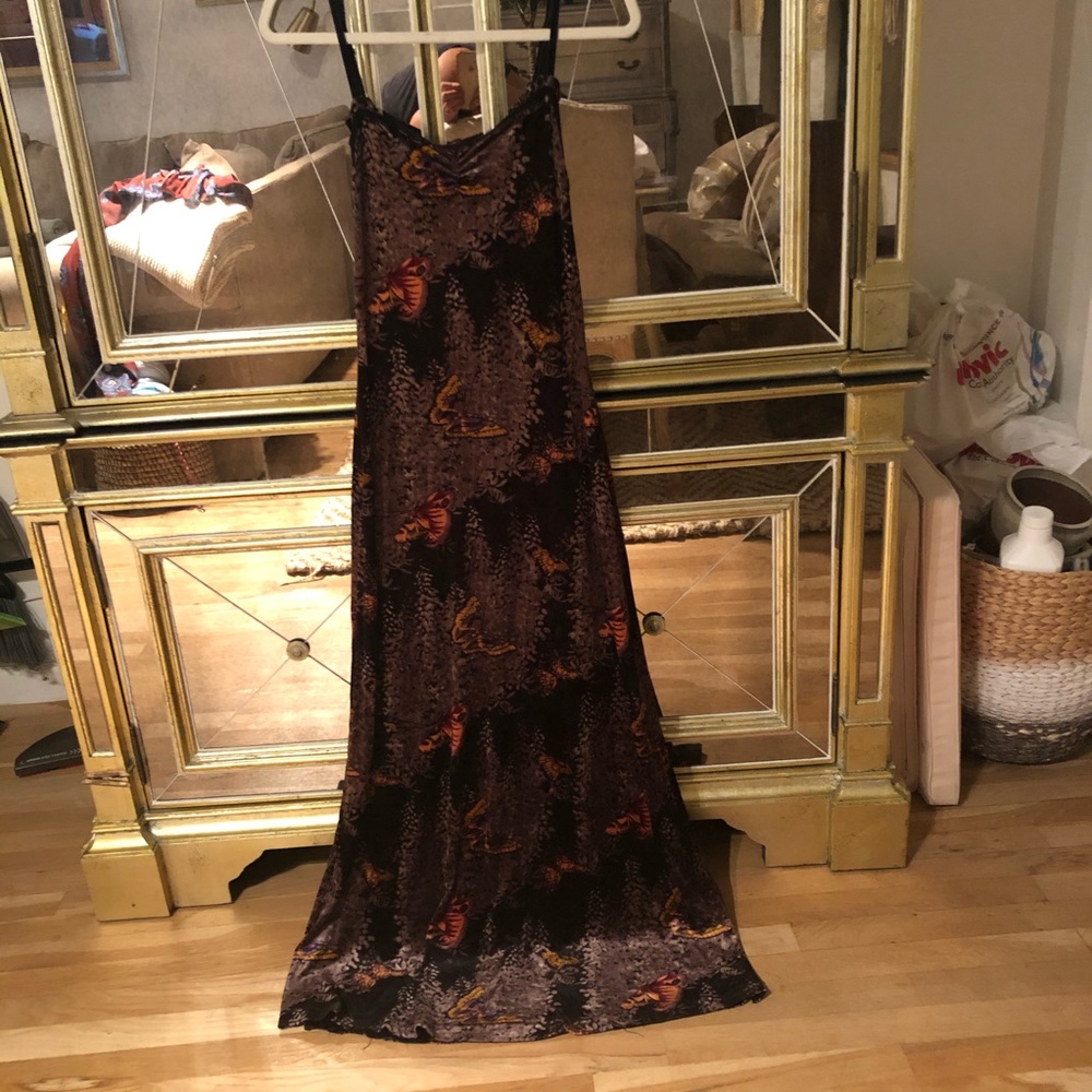 Betsy Johnson Velvet Butterfly Dress